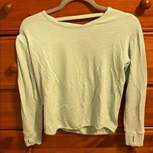 Athleta Girl mint green top